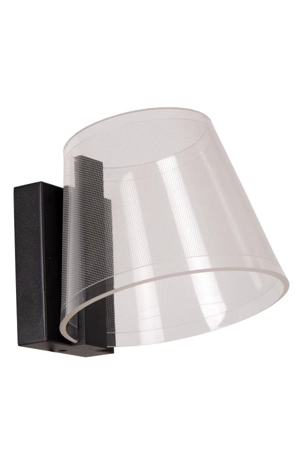 Lucide KORGIS - Wandleuchte Badezimmer - LED - 1x10W 3000K - IP44 - Transparent - ausgeschaltet